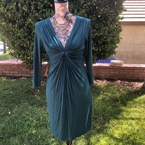 Max Studio dark teal green size small dress